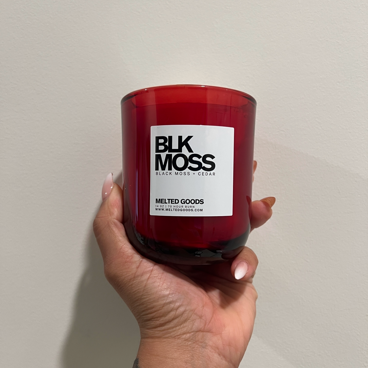 BLK MOSS PREMIUM SOY CANDLE